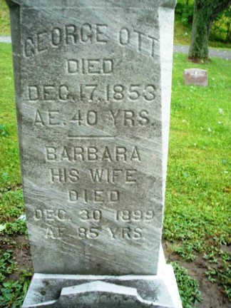 George Ott Gravestone