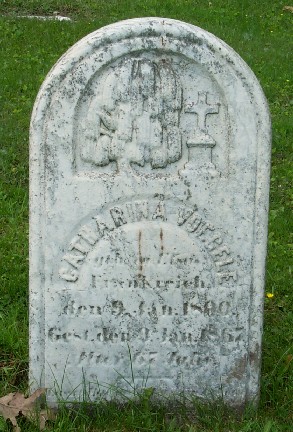 Gravestone of Catharina Voegele